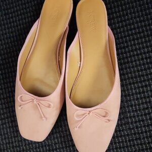 J Crew Suede Slides